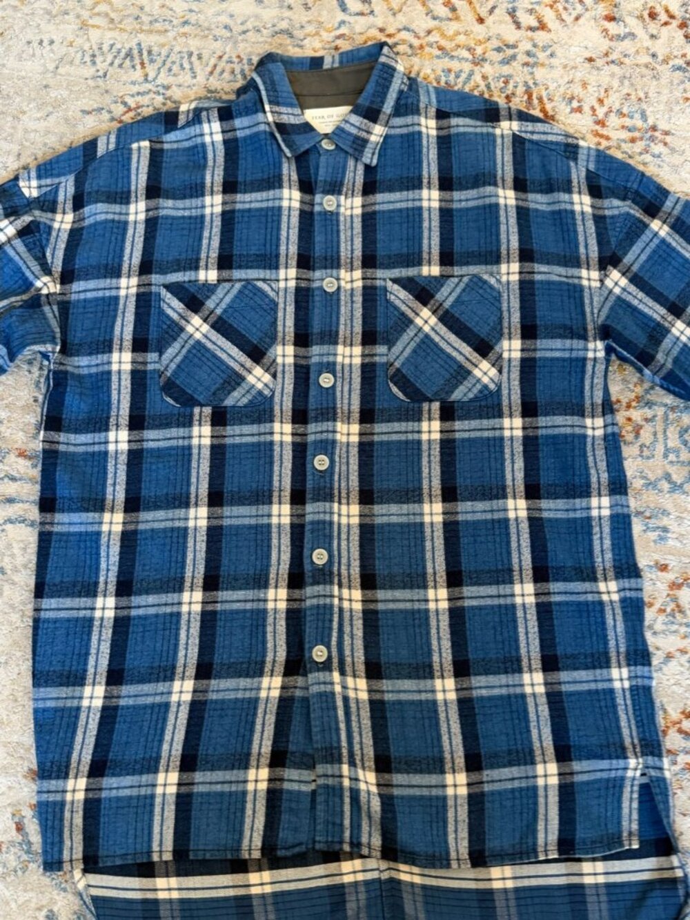 Fear of God Fourth Collection Plaid Shirt L